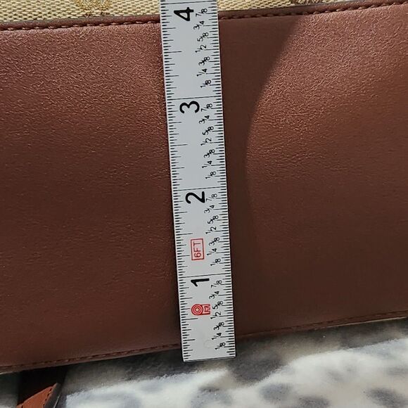 NINE WEST Kyelle Jet Set Satchel Handbag Crossbody Shoulder Bag - Picture 6 of 13